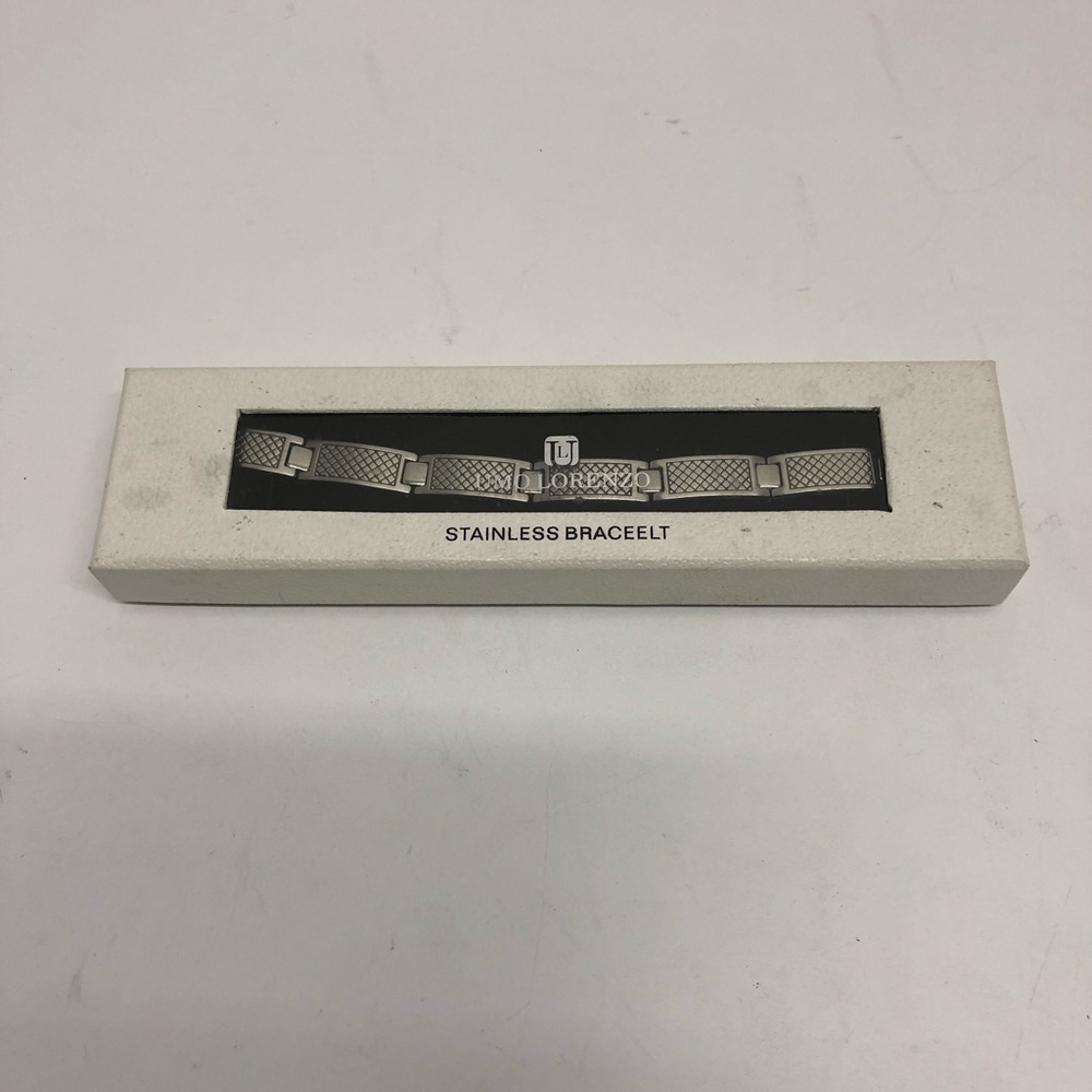 Uno Lorenzo bracelet stainless steel 8 inches - Picture 4 of 4